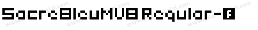 SacreBleuMVB Regular字体转换